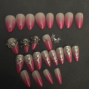 24 Pcs Pink Ombre Nails Buy One Get One Free